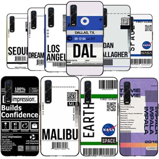 เคสโทรศัพท์มือถือ ซิลิโคนนิ่ม TPU ลายตั๋วบิน NASA FM60 สําหรับ Oppo Reno10 Pro 10 Pro+ A78 A58 4G