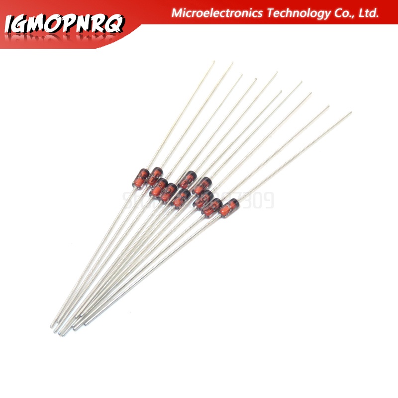100pcs 1N4733A 1N4733 DO-41 1W 5.1V Zener ไดโอดใหม่