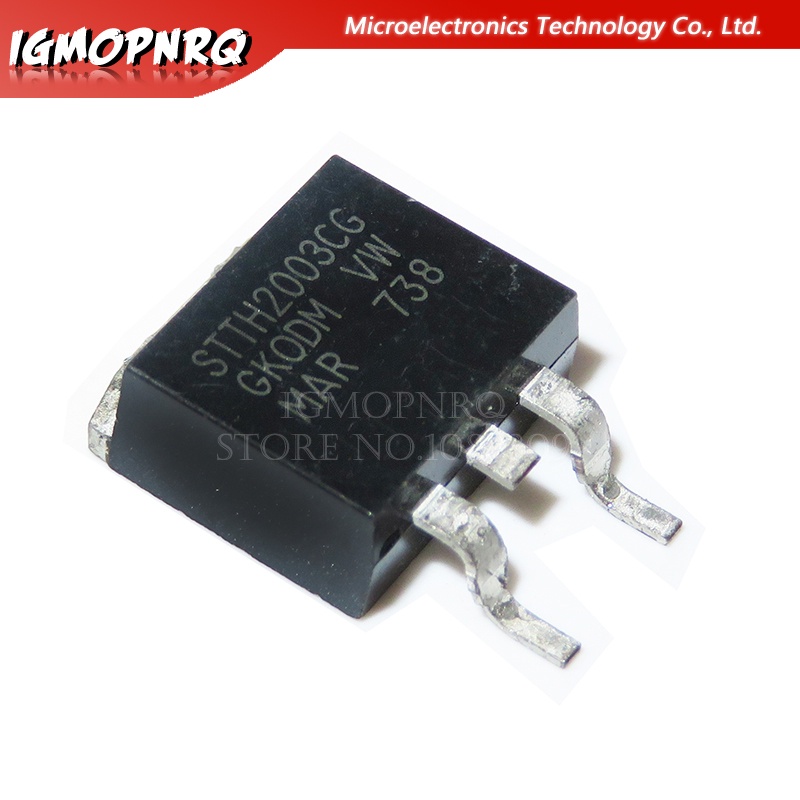 10PCS STTH2003CG TO-263 STTH2003 TO263 ใหม่