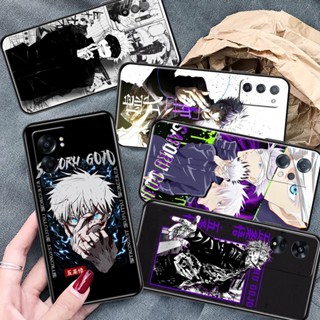 เคสซิลิโคนนิ่ม ลาย Gojo satoru Jujutsu Kaisen ป้องกันกล้อง สําหรับ OPPO Realme 8 8S Q3 Q3I PRO C2 C3 C3I C11 2020 C15 C21Y C25Y 4G 5G