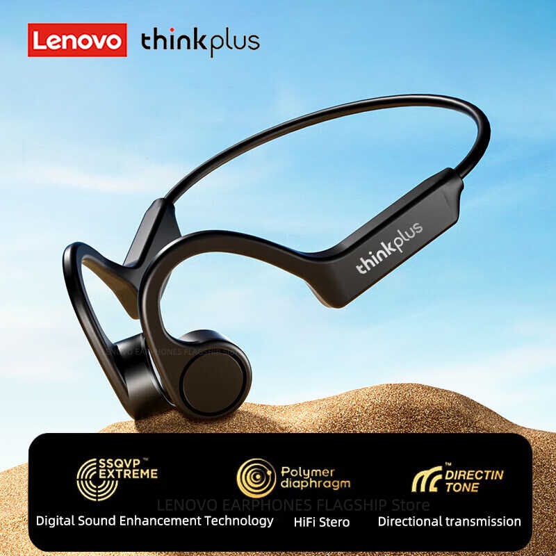 ต้นฉบับ Lenovo X3 Pro X4 X5 Bone Conduction หูฟังบลูทู ธ 5.3 หูฟังไร้สายหูไฮไฟ