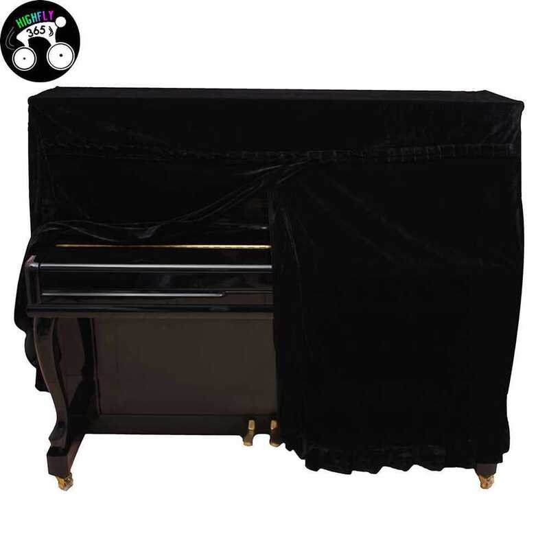 Universal Pleuche Upright Cover Home Veet Full Piano ผ้ากันฝุ่น