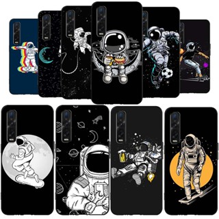 เคสโทรศัพท์มือถือ ซิลิโคนนิ่ม TPU ลาย Vector Skateboarding NASA FM78 สําหรับ Oppo Reno10 Pro 10 Pro+ A78 A58 4G