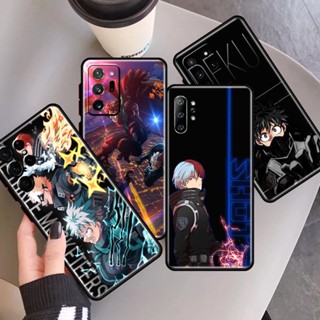 เคสซิลิโคนนิ่ม ลายอนิเมะ My Hero Academia ป้องกันกล้อง สําหรับ Samsung Galaxy A10 A10S A13 A21S A23 A31 A32 A42 A73 4G 5G