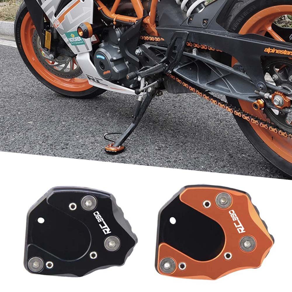 รถจักรยานยนต์ด้านข้างขาตั้งขยายขยายรองเท้า Pad สําหรับ KTM RC390 RC 390 2015-2022