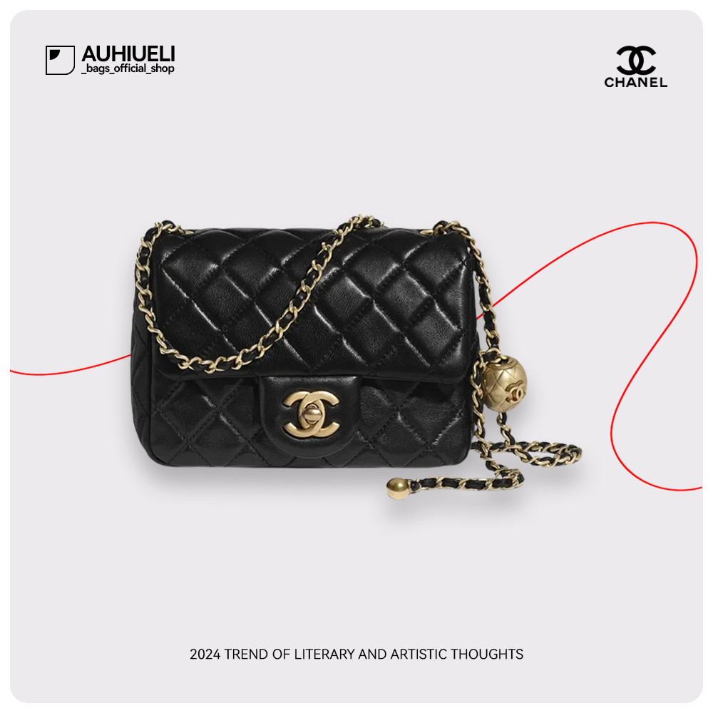 ของแท้ 100% CHANEL Crossbody Bags สีดำ AS1786-B02916-94305