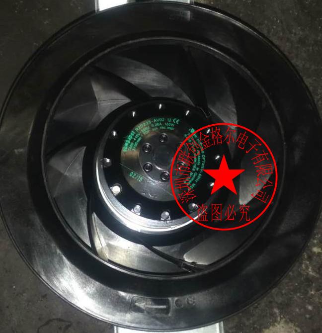 YY พัดลมเดิมใหม่ R2D225-AG02-12 400V