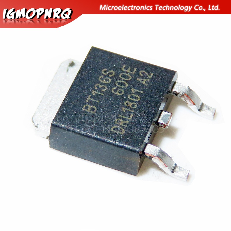 100 ชิ้น BT136S600E BT136S-600E triac SMD TO-252 ใหม่