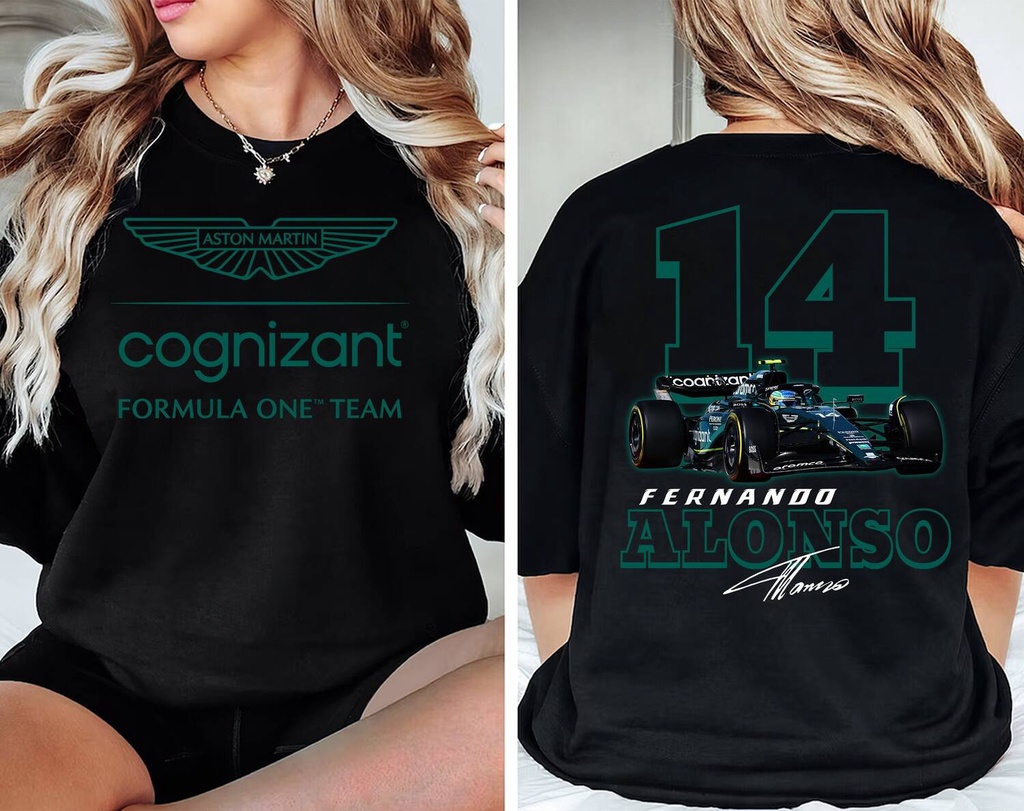 Fernando Alonso Formula One เสื้อกันหนาว เสื้อเชิ้ต F1 Merch
