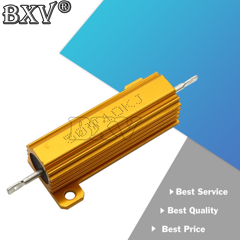 50W อลูมิเนียมโลหะกรณี Wirewound ตัวต้านทาน 0.01R ~ 51R 1 6 8 10 20 30 39 40 51 โอห์มความต้านทาน RX24 - รูปที่ 4