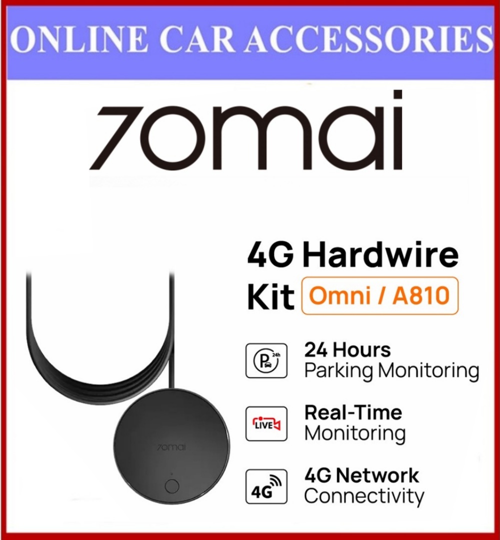 70mai 4G Wirekit Type C แหล่งจ่ายไฟ Adaptor สําหรับ 70 Mai Dash cam Omni และ A810