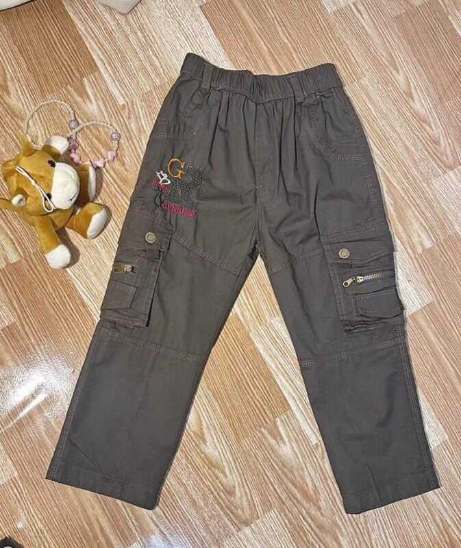 Page Shop กางเกงคาร์โก้สำหรับเด็กอายุ 2-14 ปี/หล่อ/Cargopants/