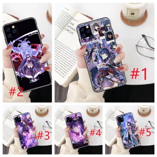 Redmi Note 8 9 9S Pro 9A 9C 9T 230411 เคสโทรศัพท์มือถือแบบนิ่ม ลายเงา Beelzebul Genshin Raiden Shogun สีดํา สําหรับ