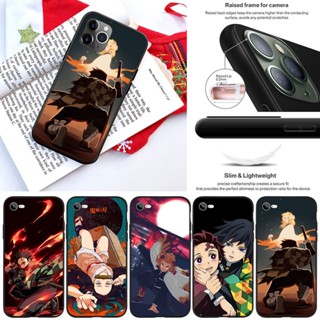 เคสโทรศัพท์มือถือ ลายการ์ตูนอนิเมะ Demon Slayer สําหรับ iPhone SE XR 5 5s 6 6s 7 8 Plus 11 Pro Max XC5