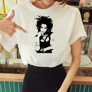 เสื้อยืด พิมพ์ลายการ์ตูน Fugees สไตล์ฮาราจูกุ สําหรับผู้หญิง