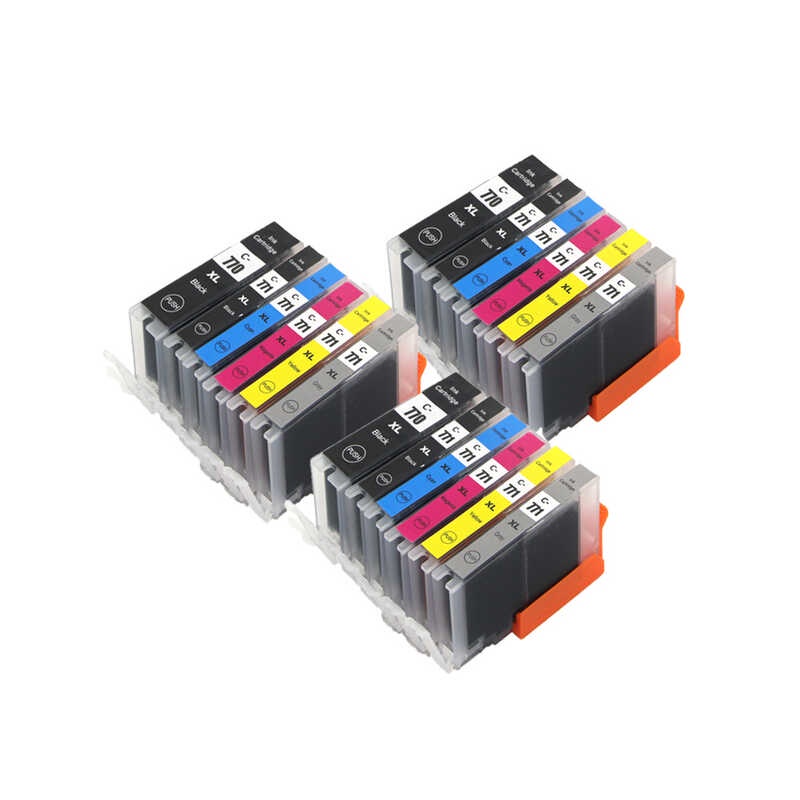 ตลับหมึกที่รองรับ 6 สี PGI770 CLI771 PGI-770BK CLI-771 สำหรับเครื่องพิมพ์ Canon P