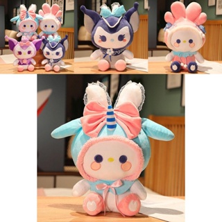 SANRIO ตุ๊กตานุ่ม รูปการ์ตูนกวางเมโลดี้ ยูนิคอร์น สีสันสดใส ปลอดภัย ของขวัญคริสต์มาส