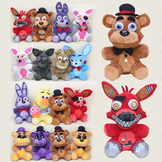 ตุ๊กตา Five Nights at Freddy Foxy Chica Bonnie Golden Freddy Fazbear ผ้ากํามะหยี่ขนนิ่ม ขนาด 25 ซม. ของเล่นสําหรับเด็ก