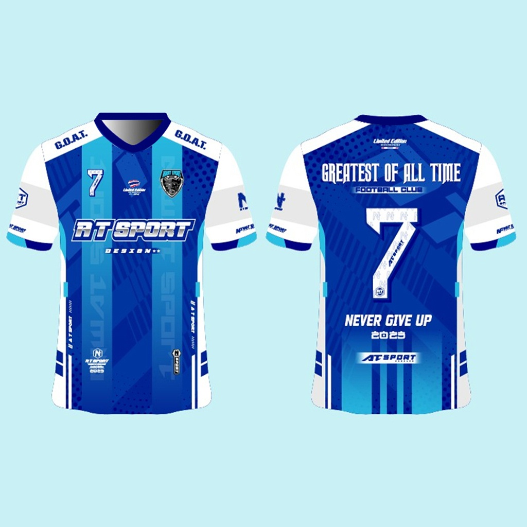 เสื้อเจอร์ซีย์ คุณภาพสูง [หมายเลข. เสื้อยืด พิมพ์ลาย At Sports A T Fully ขนาดใหญ่ XS-5XL ไซซ์ 4 6 7 