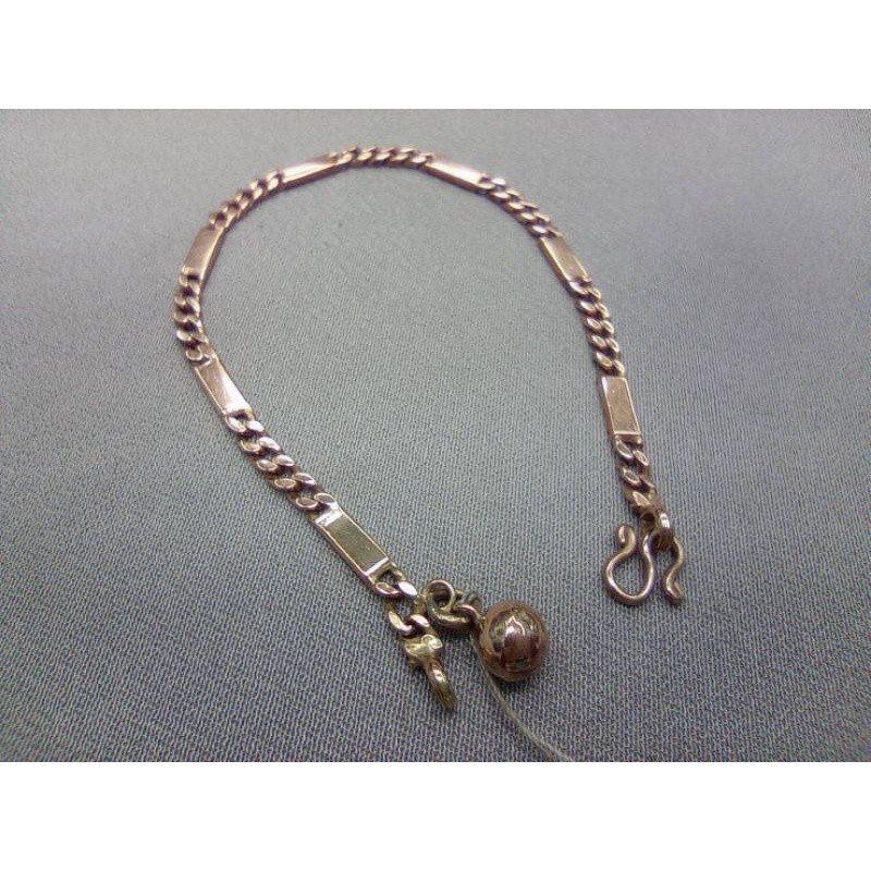 สร้อยข้อมือ นากเก่า นากแท้ 40%