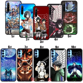 Bo8 เคสโทรศัพท์ซิลิโคน แบบนิ่ม ลาย Attack on Titan Eren สําหรับ Realme C17 C20 C21 C25 5G X Lite