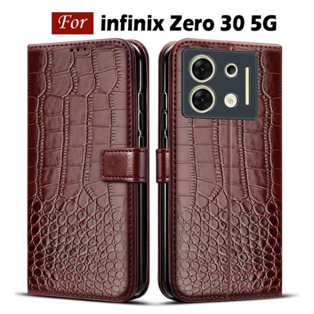 เคสหนัง ฝาพับ พร้อมช่องใส่บัตร หรูหรา สําหรับ Infinix Zero 30 5G Infinix Zero 30 5G X6731 Coque 6.78 นิ้ว