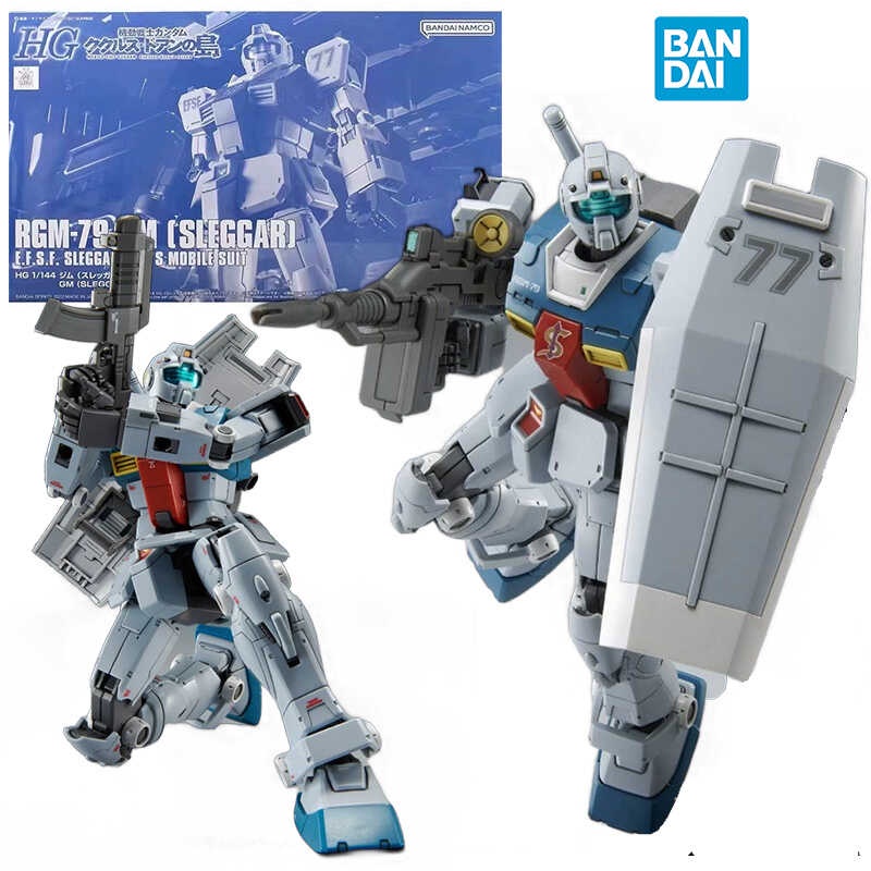 Bandai PB HG RGM-79 GM Sleggar 1/144 14 ซม.am Cucuruz Doans Island Action Figure ชุด