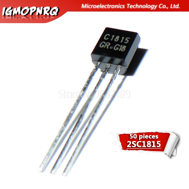 ทรานซิสเตอร์ C1815 2SC1815 Bipolar - BJT PNP Gen Pr Amp TO-92 50 ชิ้น