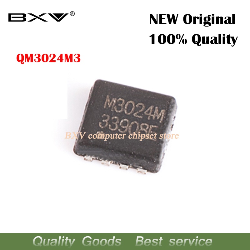 5pcs QM3024M3 QM3024M M3024M 3MM * 3MM MOSFET QFN-8 ชิป