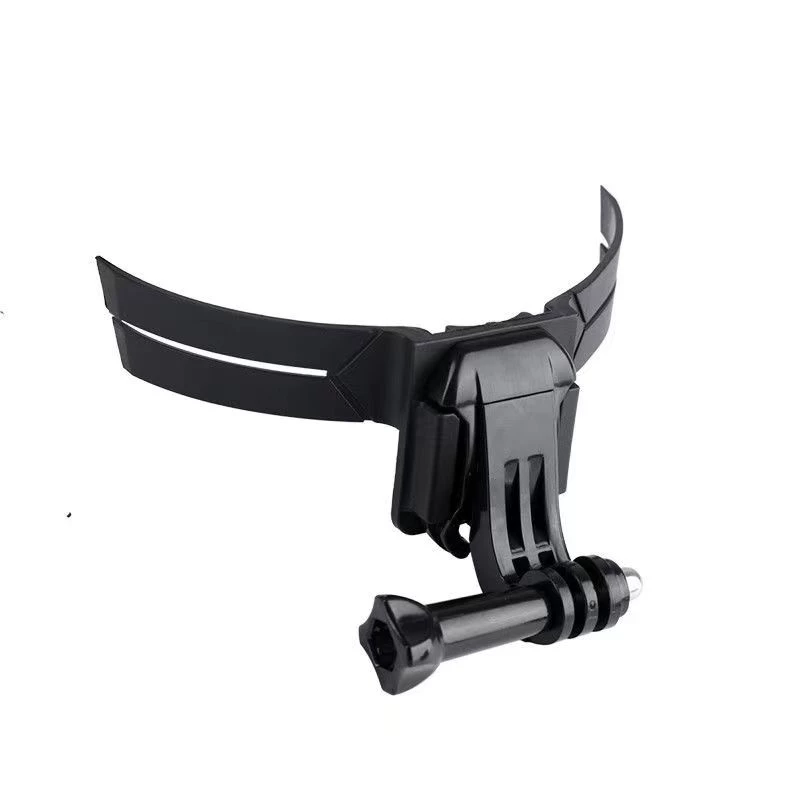 เมาท์ยึดกล้องติดหมวกกันน็อครถจักรยานยนต์ สีดํา สําหรับ GoPro Hero 11 Black 10 9 8 7 Yi DJI Action Camera thumbnail 4