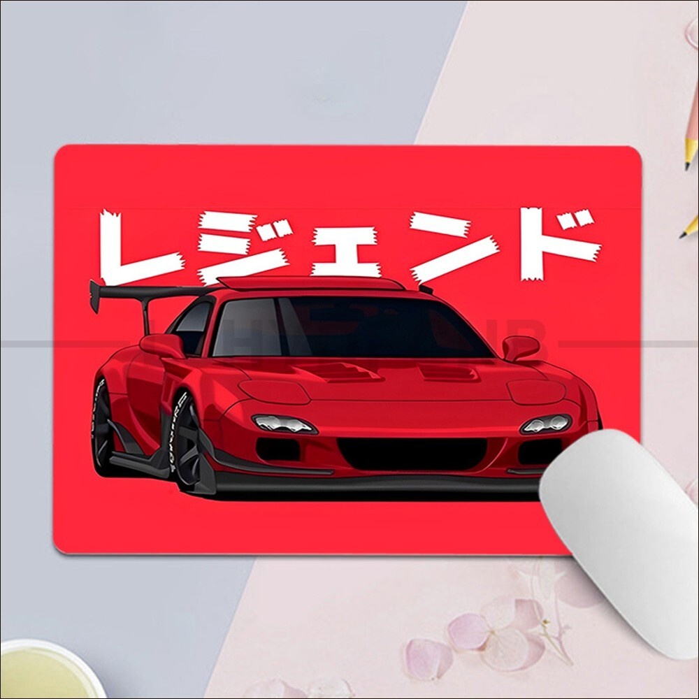 Jdm Tokyo Drift กีฬารถชายผู้ชาย Mousepad คุณภาพสูง Gamer play MATpad ขนาดสําหรับเกมคีย์บอร์ด Pad สําหรับ Gamer