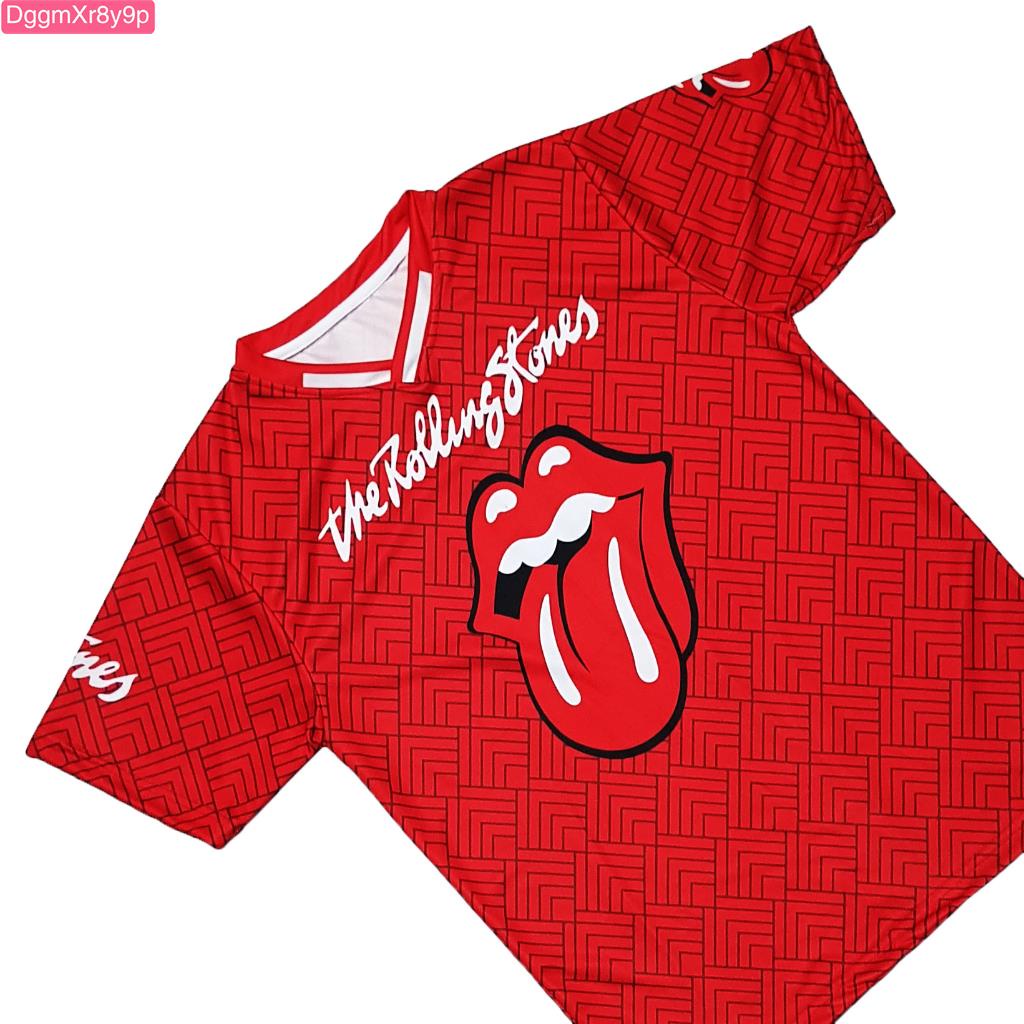 DggmXr8y9pR MERCH // ROLLING STONES JERSEY // BAND JERSEY // เสื้อกีฬา // BAND T-Shirt // DRYFIT // 