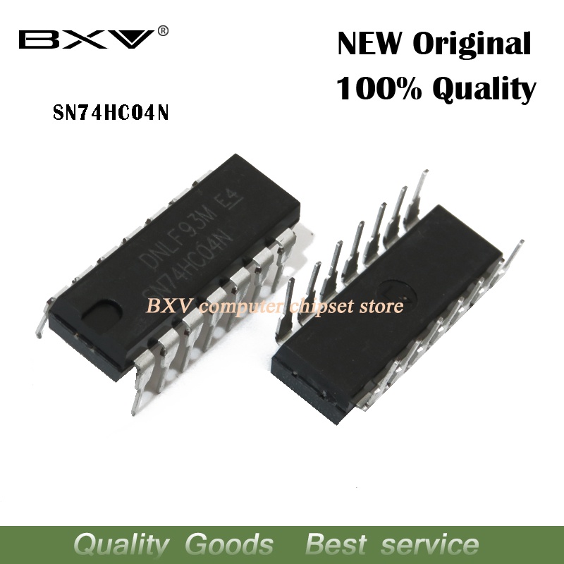 10PCS SN74HC04N DIP14 SN74HC04 DIP 74HC04N DIP-14 74HC04 ชิป IC