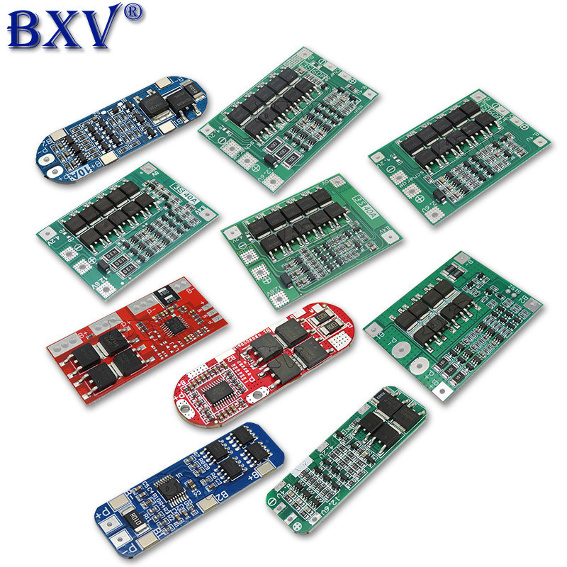 3S Li ion แบตเตอรี่ลิเธียม 18650 6A 8A 10A 20A 25A 30A 40A 60A Charger PCB BMS ป้องกันสําหรับเจาะมอเตอร์ Lipo Cell โมดูล