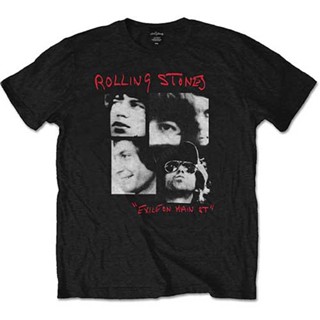 เสื้อยืด พิมพ์ลายหินกลิ้งสโตน Exile on Main Street Rock สําหรับผู้ชาย และผู้หญิง