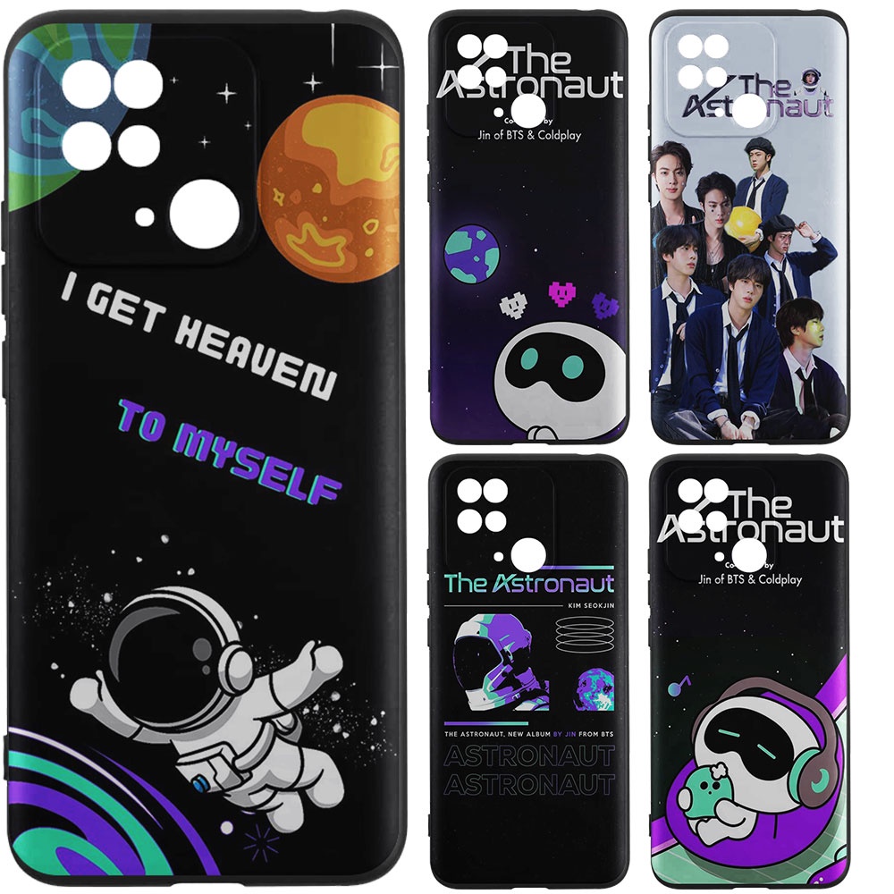 ซิลิโคนอ่อนนุ่มTPUสําหรับRealme C21Y Y25Y 5 5I 5S C15 C3 C2 C12 C11 6I C25S 6 Pro KPOP Jinนักบินอวกา