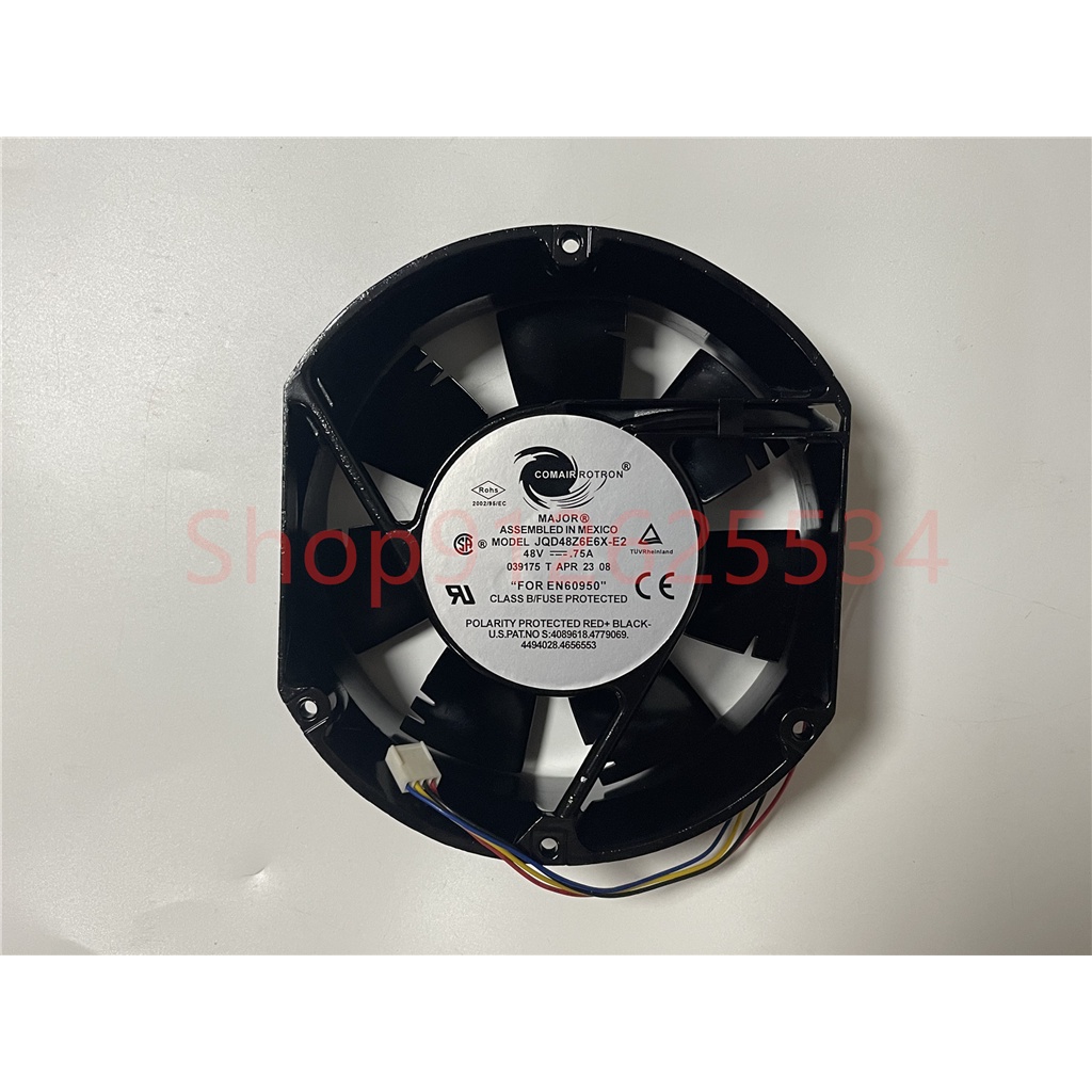 YY พัดลมนําเข้าของแท้ JQD48Z6E6X 48V 0.72A JQD48Z6E6X-E2 0.75A