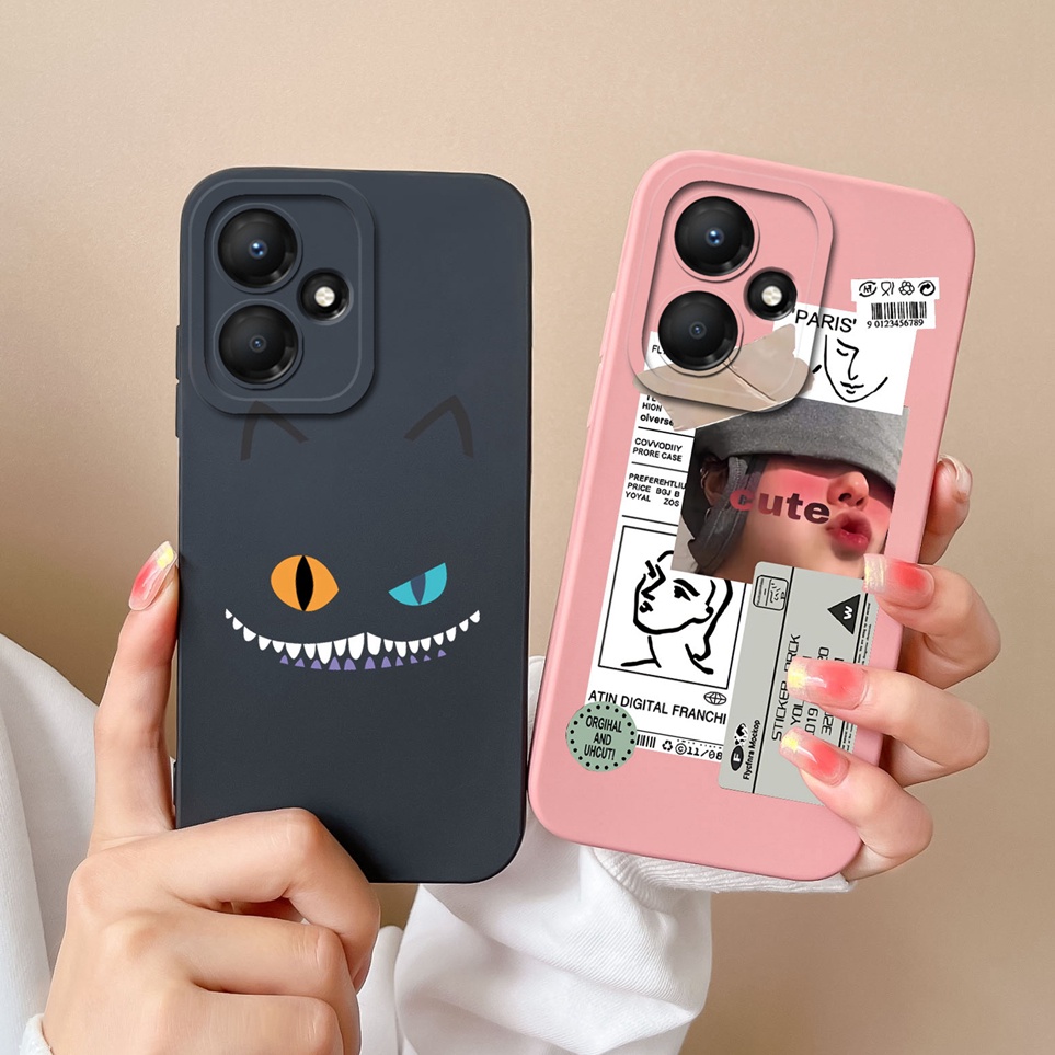 เคสซิลิโคนนิ่ม ทรงสี่เหลี่ยม สําหรับ Infinix Hot 30 4G 5G X6831 X6832 Hot30 X6831 X6832