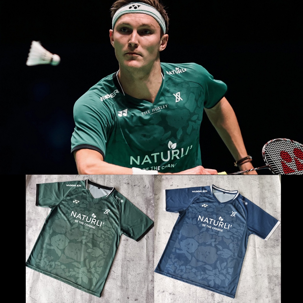 เสื้อยืดแบดมินตัน Victor Axelsen เดนมาร์ก 10502