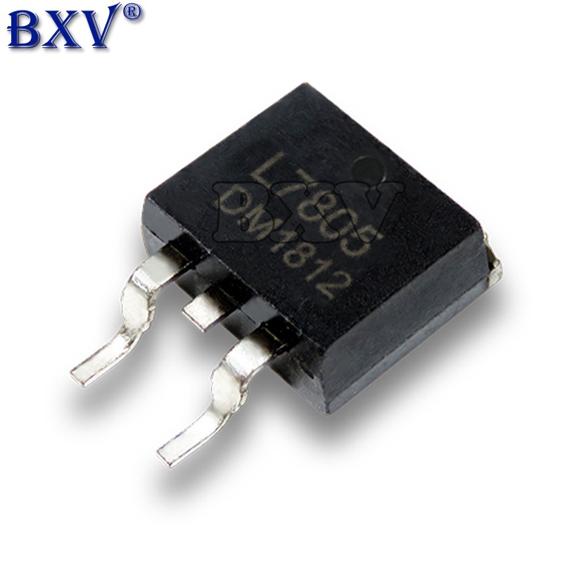 10PCS 7805 SMD เครื่องควบคุมสามทาง L7805 TO-263 (D2PAK) แท้ L7812CD2T L7812 L7805CD2T