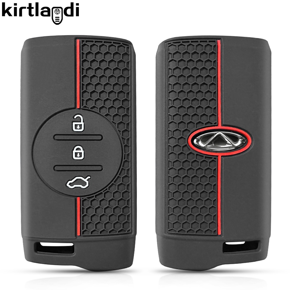 เคสกุญแจรีโมทรถยนต์ แบบซิลิโคน สําหรับ Chery Tiggo 8 Pro 7 Pro 4 Pro 5 Pro Tiggo 2 3x Arrizo Gx 5x E