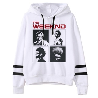 เสื้อฮู้ดดี้ ผ้าฟลีซ ลายการ์ตูนอนิเมะ the Weeknd สไตล์ฮาราจูกุ สําหรับผู้หญิง