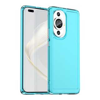 เคสโทรศัพท์ซิลิโคน TPU นิ่ม กันกระแทก สีแคนดี้ สําหรับ Huawei Nova 11 11i 10 9 Pro Ultra