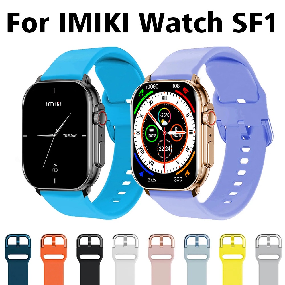 Imiki watch SF1 สายนาฬิกาข้อมือ ซิลิโคนนุ่ม IMIKI watch SF1 สายซิลิโคน สําหรับ IMIKI watch SF1 smart