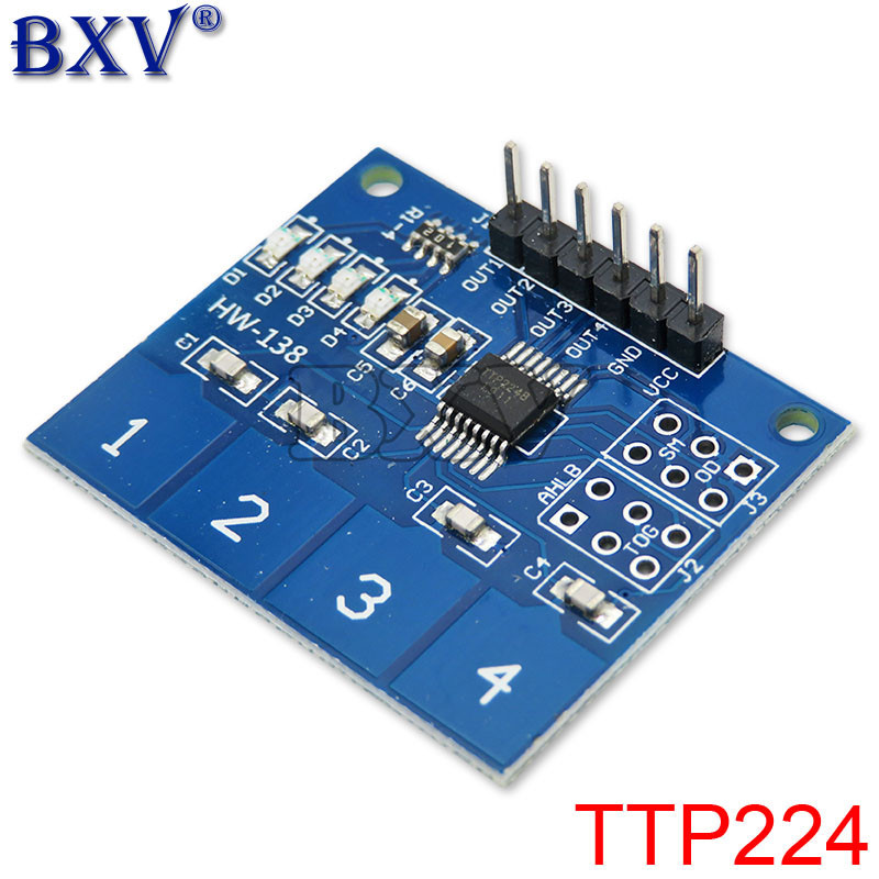 TTP223/TTP223B/TP224/TTP226/TP229 Digital Touch Switch Sensor ดิจิตอล 1/4/8/16 ช่อง Micro Touch Key 