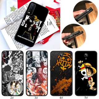 เคสโทรศัพท์มือถือ ลายการ์ตูนลูฟี่วันพีช สําหรับ VIVO Y21 Y21S Y33S Y66 Y67 Y75 Y79 Y85 Y89 V5 V5S V7 V9 V11 V15 V19 Pro Plus Lite ILL7