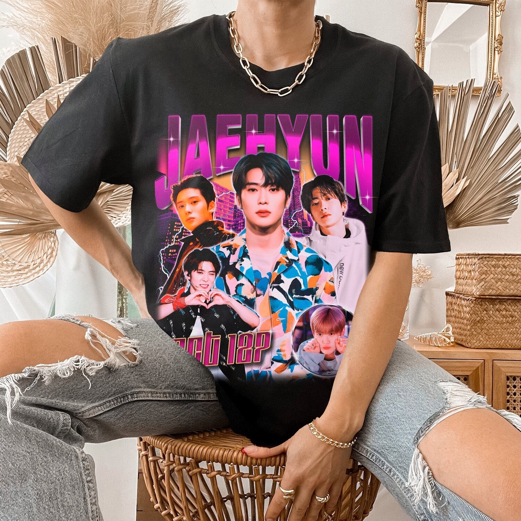 เสื้อยืด ลาย Nct 127 Jaehyun สไตล์วินเทจย้อนยุค