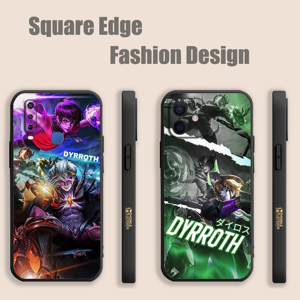 ปลอกสําหรับ Vivo Y01 T1 Y75 Y55 X80 Pro Y02s Y16 Y02A Y36 Dyrroth ผิวโทรศัพท์มือถือ Legends MLBB UHG