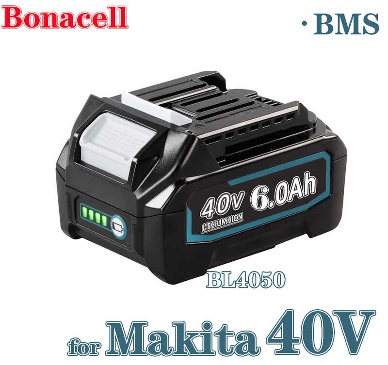 เปลี่ยน Makita 191L47-8 แบตเตอรี่ Bl4050f Li 40V 6Ah Bl4050b Bl60b 194205-3