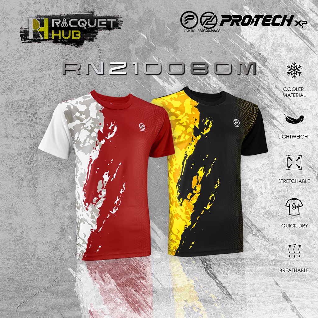 PROTECH Badminton Dry Fit Tournamnet Jersey- RNZ10080M